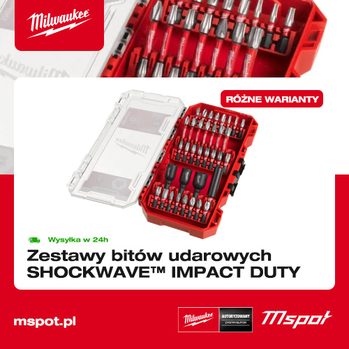 Zestawy bitów udarowych SHOCKWAVE™ IMPACT DUTY - Milwaukee - kupisz w mspot.pl