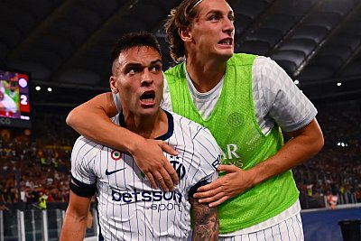Inter odrobił straty dzięki bramkom Lautaro: skrót meczu Roma 2-2 Inter